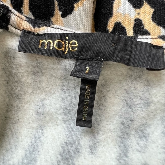 Maje patterned drop shoulder Guleo Sweater 13750 - Picture 9 of 11